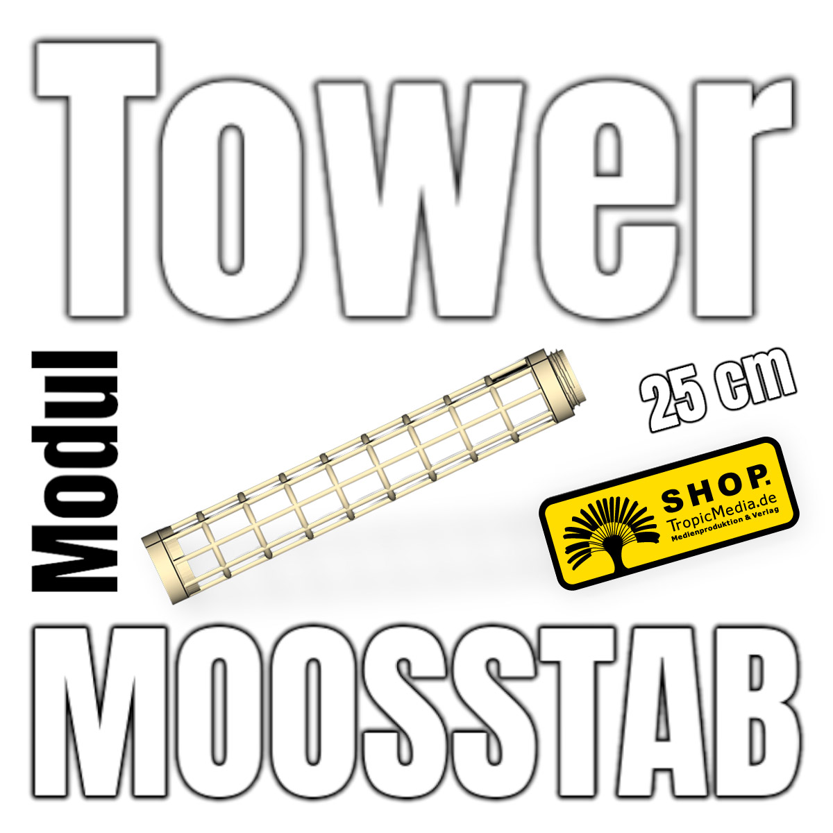 Moosstab Ø 42mm Komplettset Einsteiger Tower Bubele