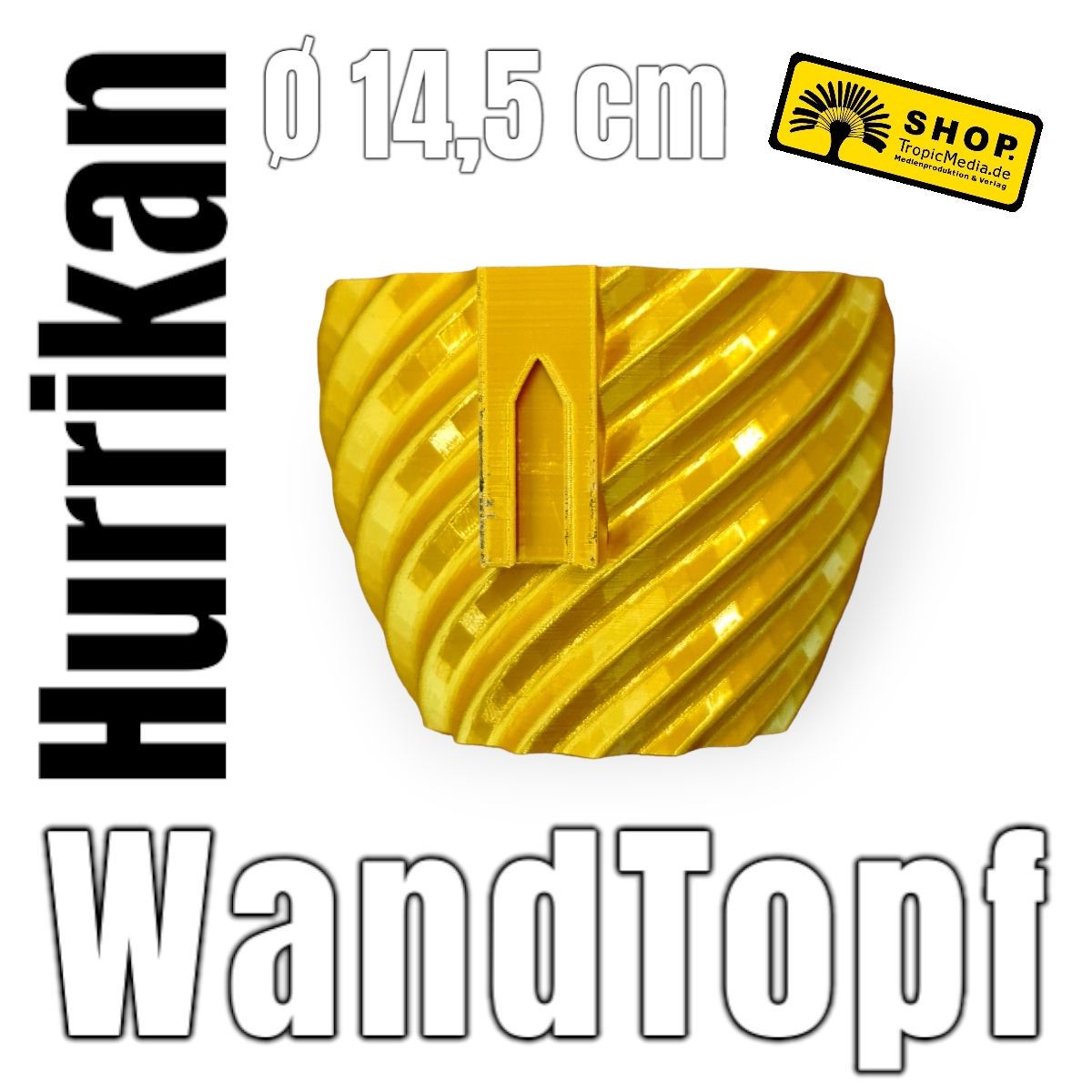 WandTopf Hurrikan Ø 14,5 cm