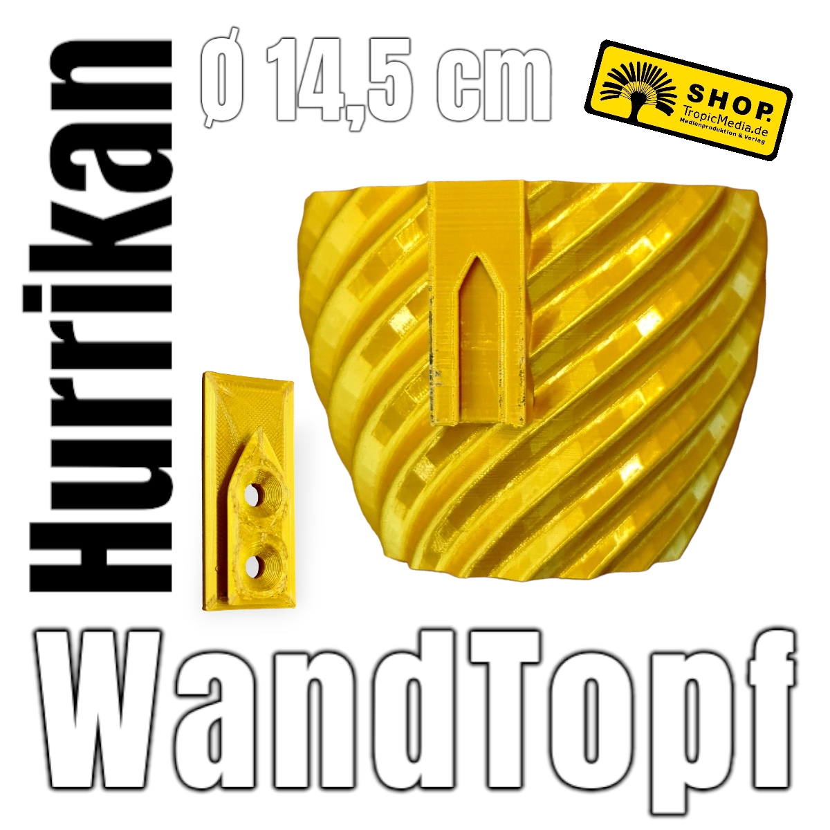 WandTopf Hurrikan Ø 14,5 cm